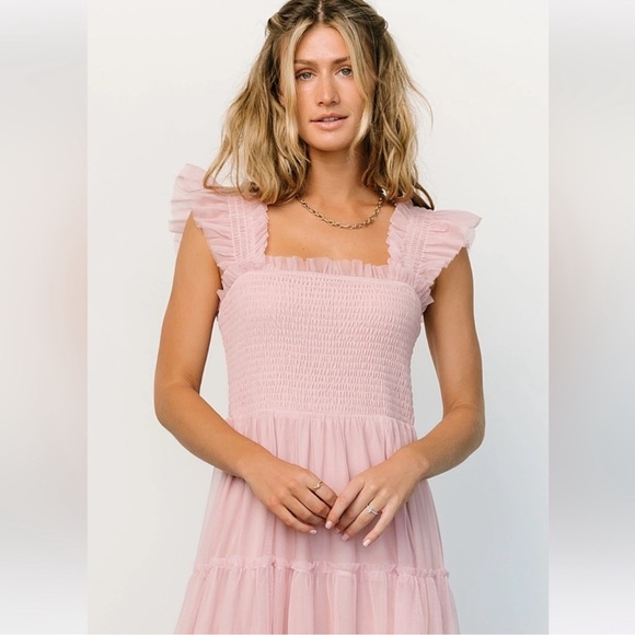 Baltic Born Emma Smocked Tulle Dress L - Picture 2 of 12